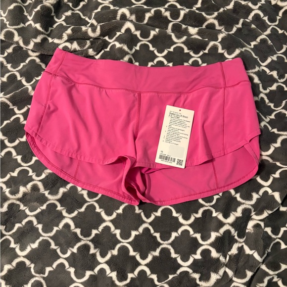 Lululemon Athletica Vibrant Pink Athletic Shorts - Picture 1 of 4